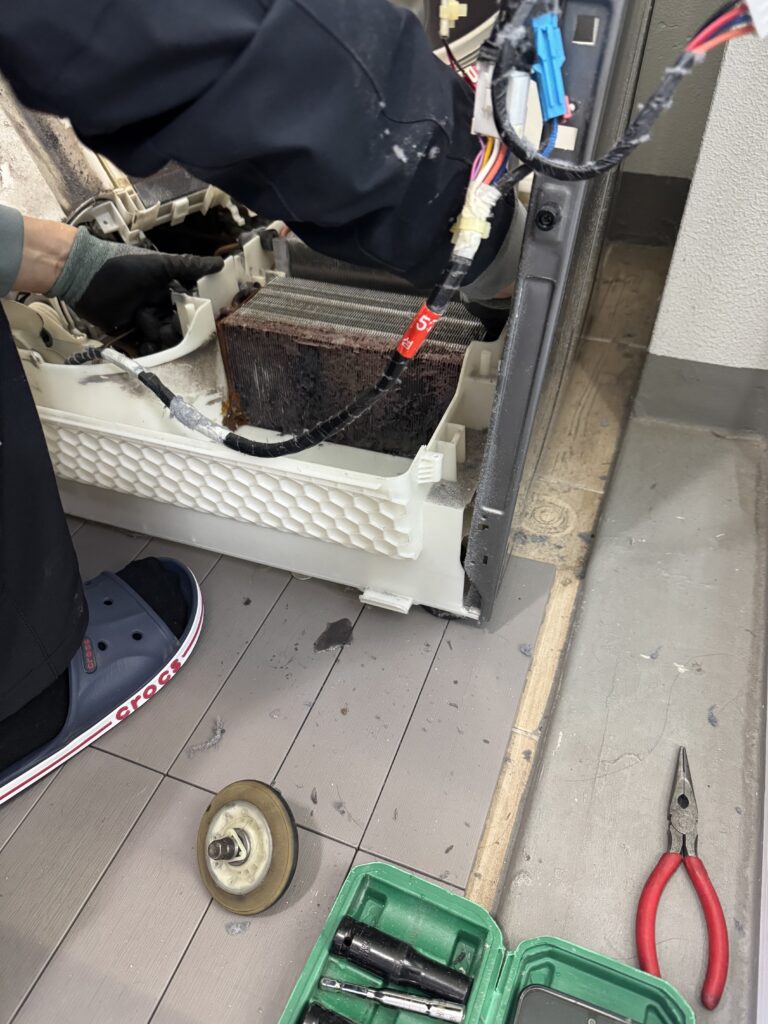 LG 14KG 건조기 AS 세척 과정
