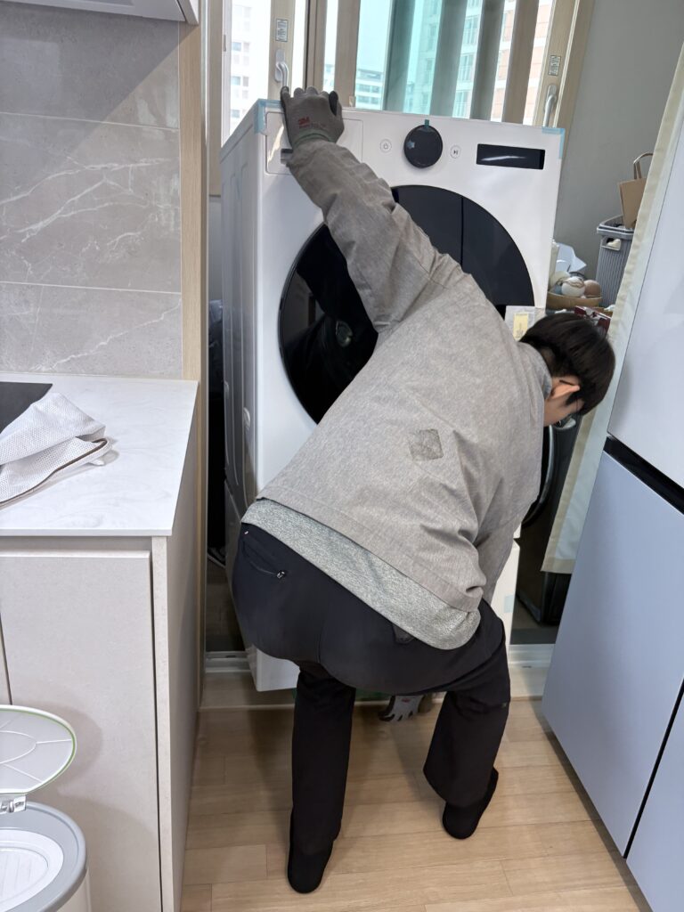 25KG LG 드럼 세탁기 입장